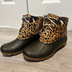Sperry Women's Leopard Print Boots